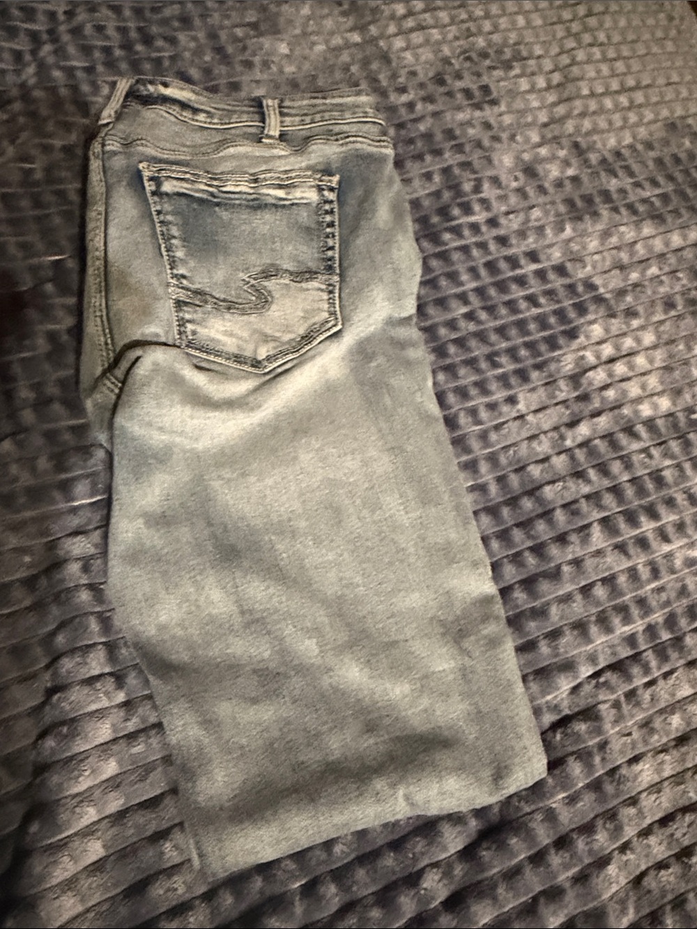Silver Jeans Light Gray Bootcut Denim